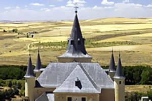 Old world ... the Alcazar de Segovia's East Tower offers a sweeping view of the landscape.