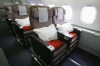 Premium economy class on board the Qantas A380.
