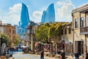 Strange land: Baku, Azerbaijan is a wonderfully mixed-up city.