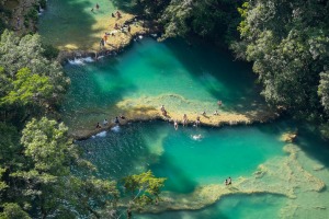Semuc Champey: "It's a long, hard journey to get here but it's worth it."