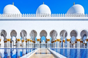 The Sheikh Zayed Grand Mosque is the third largest mosque in the world.