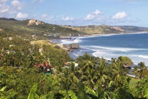 Bathsheba, on the Atlantic side of Barbados, is home to the renowned Soup Bowl surf break.