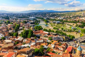 Squished between Europe and Asia, the Georgian capital of Tbilisi is a city in bloom, set in a dramatic valley through ...