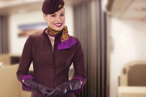 An Etihad flight attendant. Cabin crew know better than most the challenges of looking good after a long haul flight.