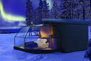 The Northern Lights season in Lapland spans from mid-August until early April, but the night we are booked to stay in an ...