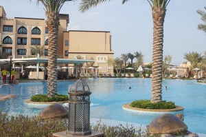 The pool at Saadiyat Rotana, Abu Dhabi.