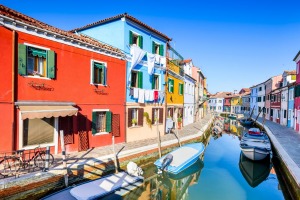 Burano is a quiet part of overcrowded Venice.