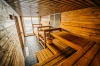 The sauna on board.