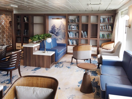 The ship's library.