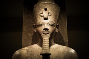 An Amenophis III statue in the Luxor Museum.