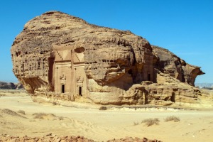 Madain Saleh, a UNESCO World Heritage site in Saudi Arabia.