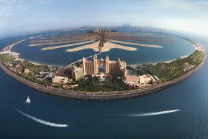 The Atlantis, the Palm is located on Palm Jumeirah, Dubai's artificial, none-too-subtle island that is shaped like a ...