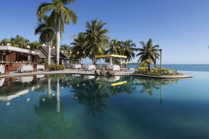 The pool at Sofitel Fiji Resort & Spa.
