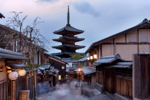 Kyoto’s famous and historic Gion district is geisha central.