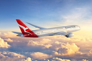 The Qantas 787 Dreamliner.