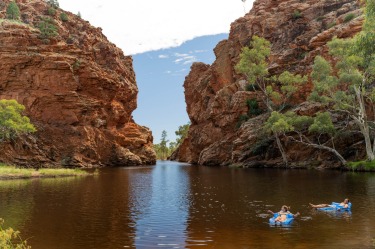 Ellery Creek, one of the closest waterholes to Alice Springs.