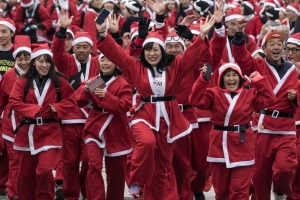 Christmas is a big deal in Japan, despite only one per cent of the population being Christian.