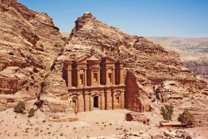 The Monastery at Petra in Jordan, one of many incredible sites in the Middle East.