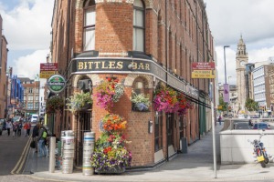 The charming Bittles Bar in Belfast.
