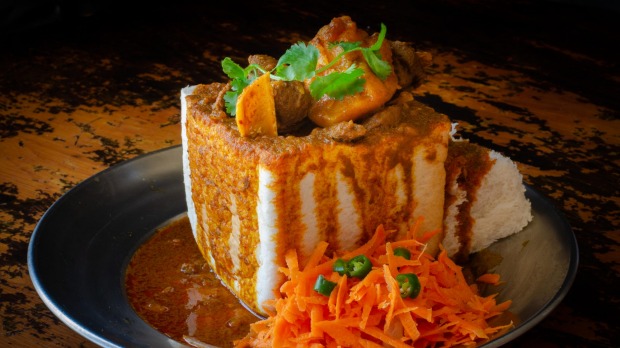 Bunny chow: this is an iconic Durban meal consisting of a section of a loaf, hollowed out and filled with curry.