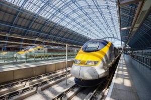 Eurostar connects London's St Pancras International with Lille, Brussels, Paris and Amsterdam.