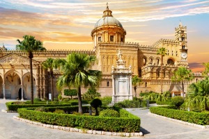 Panoramic view of the main Cathedral of the Roman Catholic Archdiocese in Palermo - Sicily
Palatine ...