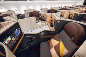 Etihad Airways' business offering from Abu Dhabi includes a dedicated check-in facility for business passengers.
