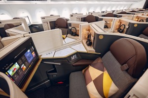 Etihad Airways' business offering from Abu Dhabi includes a dedicated check-in facility for business passengers.