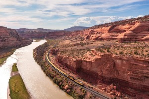 You can explore America's Southwest on a two-day luxury train journey on the Rocky Mountaineer.
