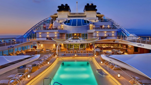 The Seabourn Ovation, which launched in 2018, is frighteningly luxurious.