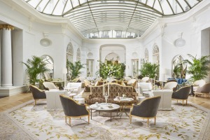 The hotel's Palm Court.