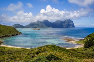 Lord Howe is a 14.55-square-kilometre crescent-shaped volcanic remnant in the Tasman Sea.