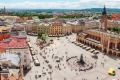 Rynek Glowny, in Krakow, Poland, is the world's largest medieval marketplace – a lively area surrounded by historic ...