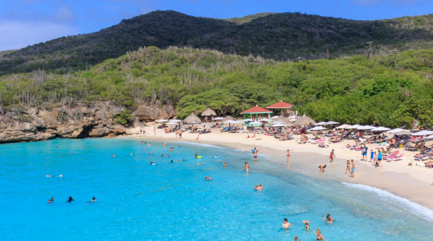 satjan26coverÃÂ Caribbean : The last great tropical paradise ; text by Steve McKenna
Shutterstock
*** reuse permitted - check website to confirm Editorial Use Only restrictions ***Playa Kenepa Grandi In Curacao