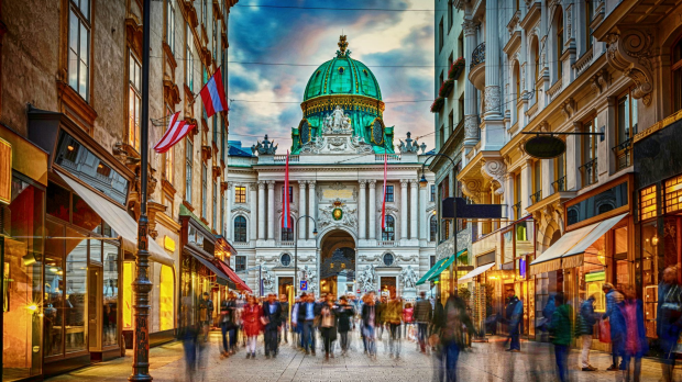 Vienna, Austria. Hofburg Palace seen from Michaelerplatz. satjun25cover European Cities cover story ; text by Ben Groundwater
cr:ÃÂ iStockÃÂ (reuse permitted, noÃÂ syndication)ÃÂ 